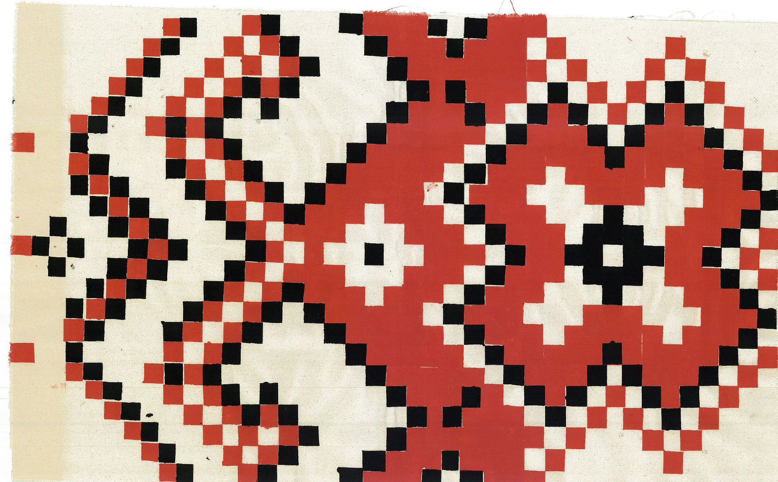 Post embroidery