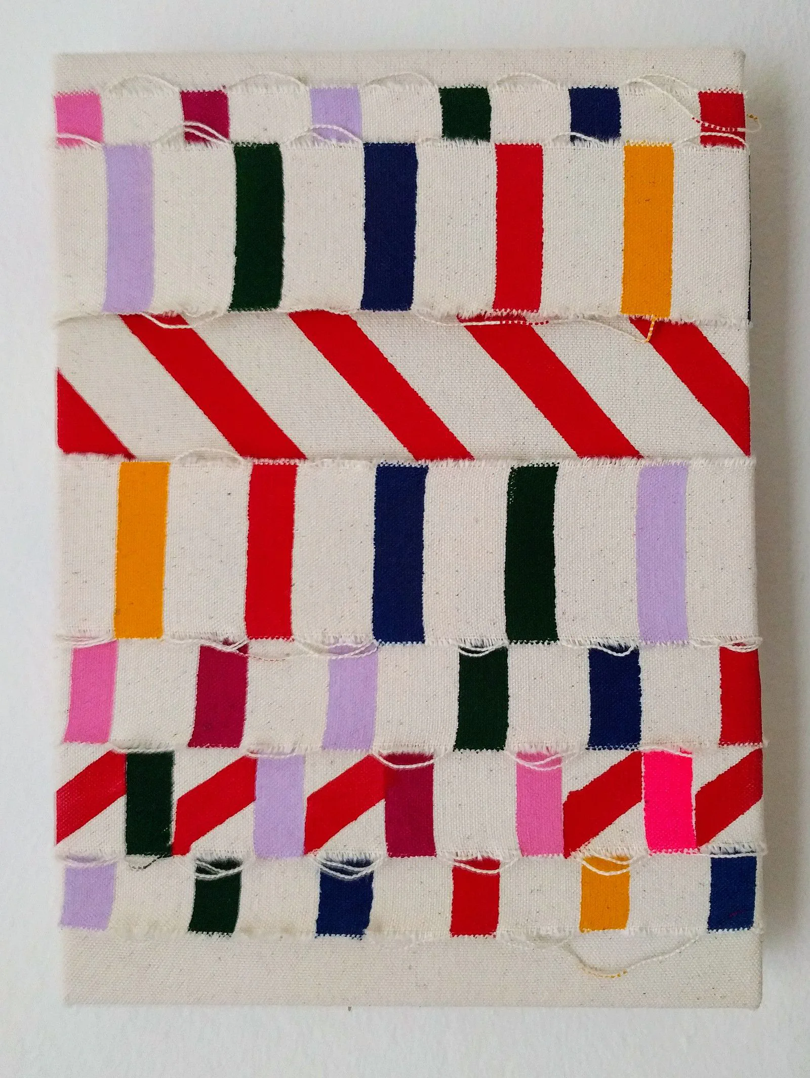 fresh from the oven/ cut with the kitchen knife, , acrylic on raw canvas